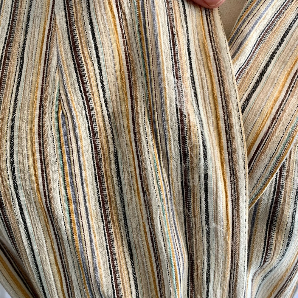 Vintage striped Jaeger blazer tie 12 70s 80s - Picture 4 of 5